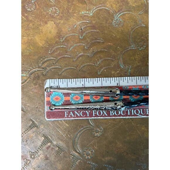 Chief Horse Southwestern Lariat Indian chief headdress Bolo Tie Western necklace - Picture 8 of 9